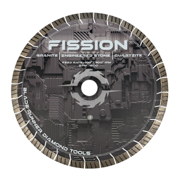 Fission Bridge Saw Blade – 14–18 Inch High-Performance Stone Cutting for Quartzite, Granite, and Quartz
