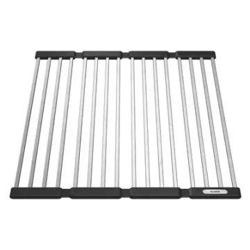 Blanco-Folding Mat in Black/Silver-238483
