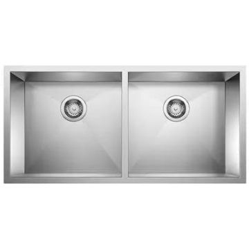 Blanco-Precision 16" R0 Large Equal Double Bowl-516212