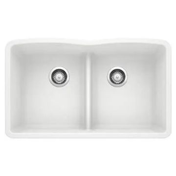 Blanco- Diamond Equal Double Low Divide