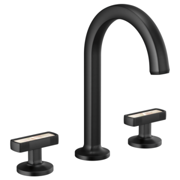 Brizo 65306LF Widespread Lavatory Faucet with Mother of Pearl Insert Handle Kit