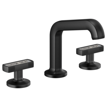 Brizo 65307LF Widespread Lavatory Faucet with Knob and Custom Inlay Handle Kit
