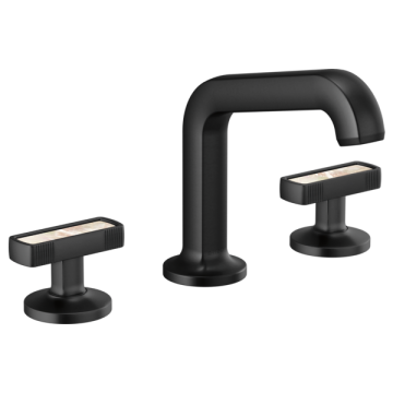 Brizo 65307LF Widespread Lavatory Faucet with Mother of Pearl Insert Handle Kit