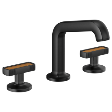 Brizo 65307LF Widespread Lavatory Faucet with Wood Insert Handle Kit