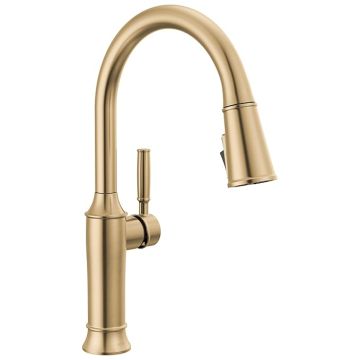 Delta Renaldi Single Handle Pull-Down Kitchen Faucet in Lumicoat
