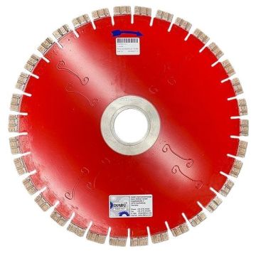 Titan Red Rail Saw Blade 14" 12.5mm Seg w 50/60 Arbor