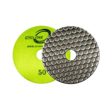 Diamax 4in Cyclone HexaDry Pad 50 - 3000 Grit