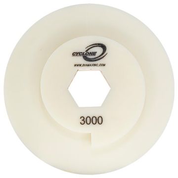 Diamax Cyclone Copper Hybrid 5in to 6in 30-3000 Grit, Snail Lock Wheel