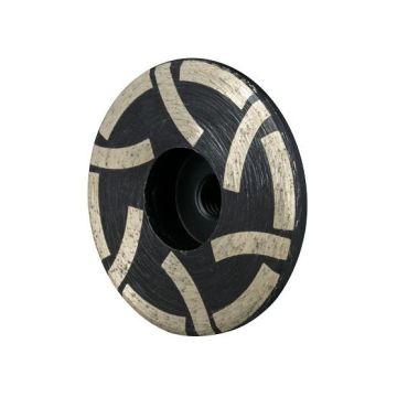 Diamax-5" Cyclone Flat Resin Cup Wheel No water Channel Coarse