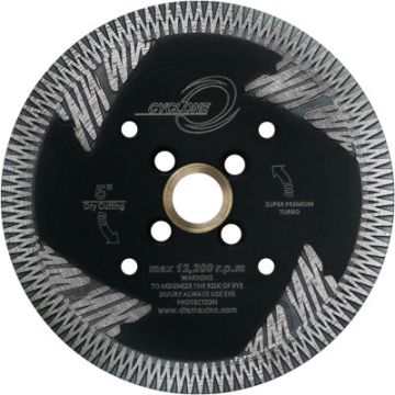Diamax 5in to 6in Cyclone Side Segment Turbo Blade