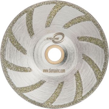 Diamax-5" Cyclone Electroplated Contour Blade for Marble