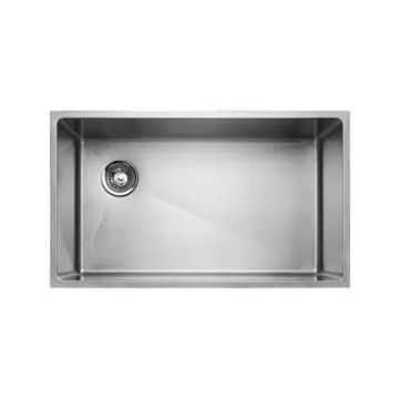 Master Chef - Amiens Left Drain Stainless Steel UM Sink RADIAL CORNER 31-1/2' x 18-1/2' x 9'