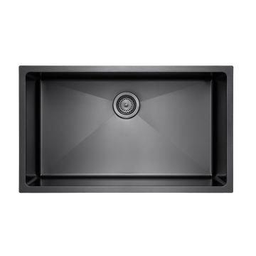 Master Chef- Versailles 32 Radial in GunMetal Black-Culinary Style Stainless Steel Radial Kitchen Sink