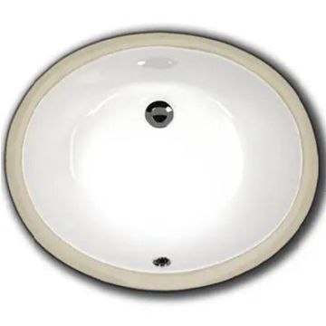 Oasis 2209 White Porcelain Lav Basin 17x14x7.5 (OD) UM