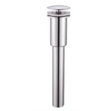 Oasis-Chrome-Lavatory Umbrella Drain 4" Body 8" Tailpiece No/Overflow