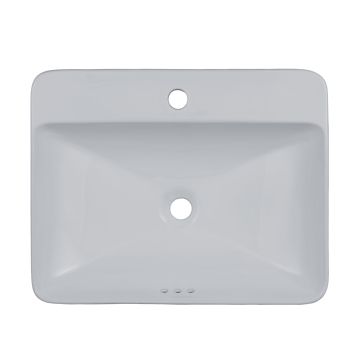 Oasis- Lynx Premium 23.25' x 18.5' x 6.75'One Hole Drop in vesselPorcelain Vessel sink
