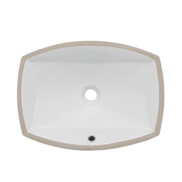 Oasis- Retreat Rectangular White Bathroom UM sink