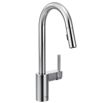 MOEN 7565 Chrome Align Single Handle Pull Down Kitchen Faucet NEW IN BOX