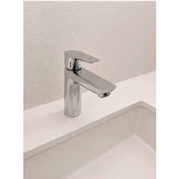 Hansgrohe 71710001 Chrome Single Hole Bathroom Faucet W/Pop Up Drain Assembly - Open Box